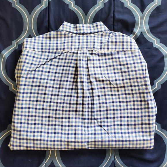 Men's Large Polo Ralph Lauren Long-sleeved Collard Plaid Button - up - Picture 2 of 2